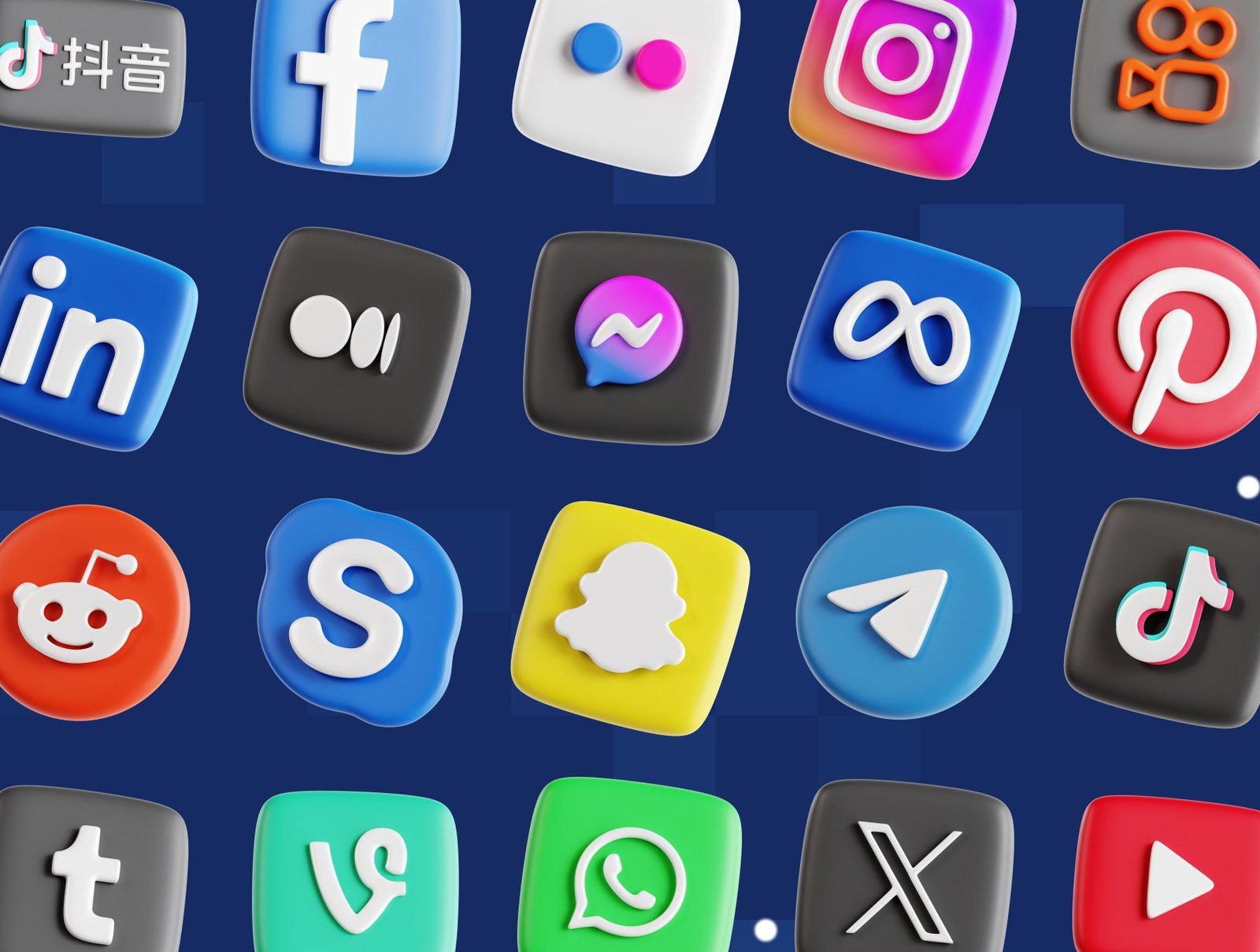 Social Media Management 1 social media icons