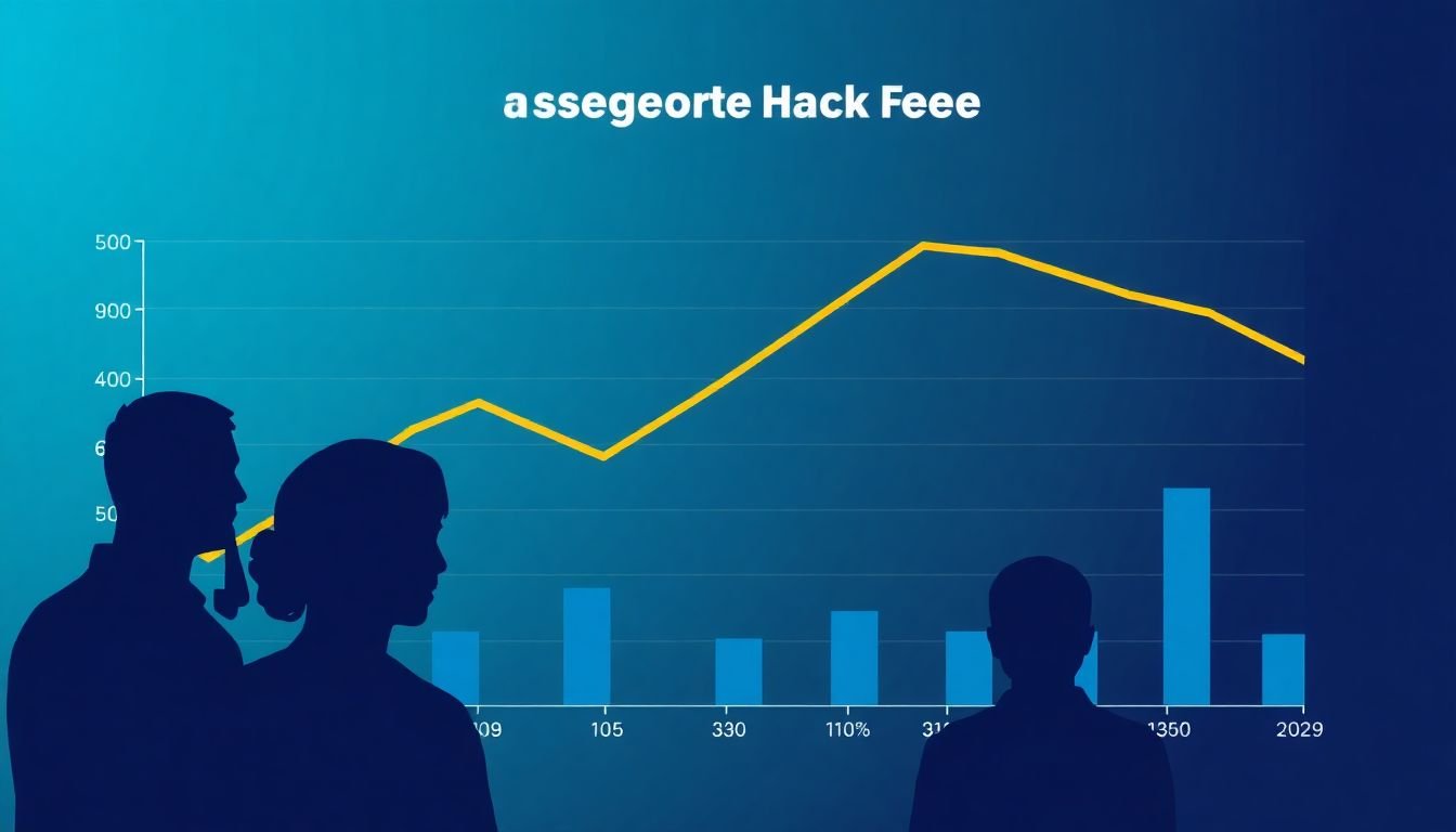 A graph showing stagnant or declining engagement rates, with a concerned team looking at the data.
