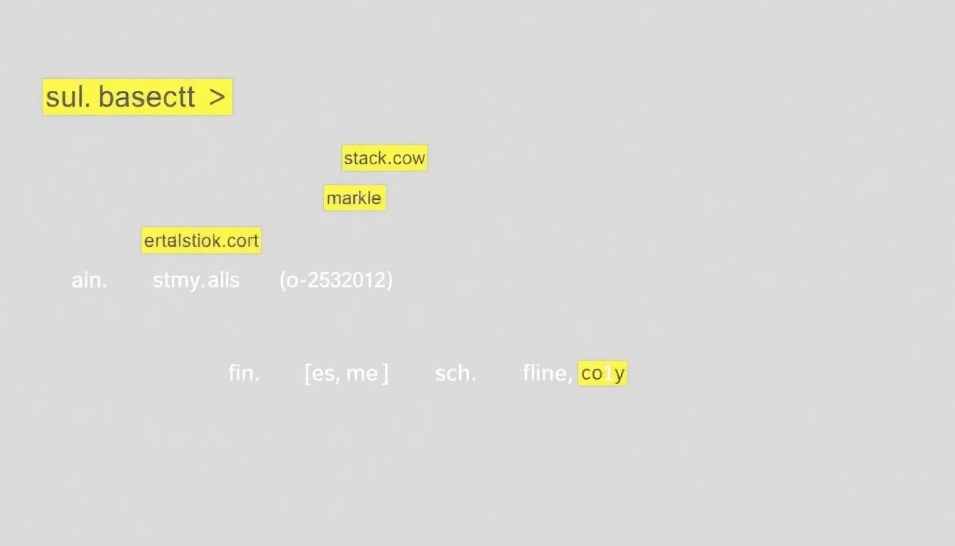 A subject line with various formatting elements highlighted, such as capital letters, punctuation, and symbols.