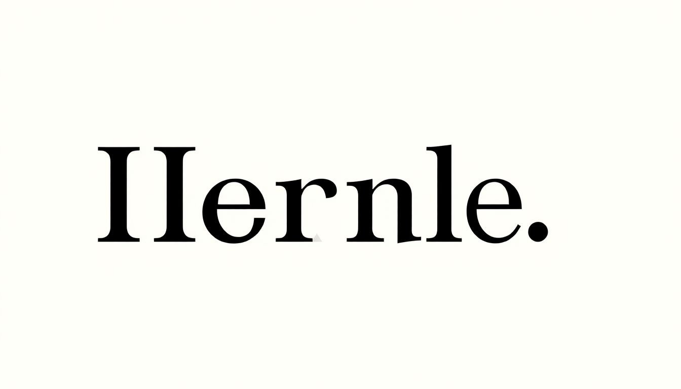 A design featuring stark contrast between large, bold text and small, delicate type
