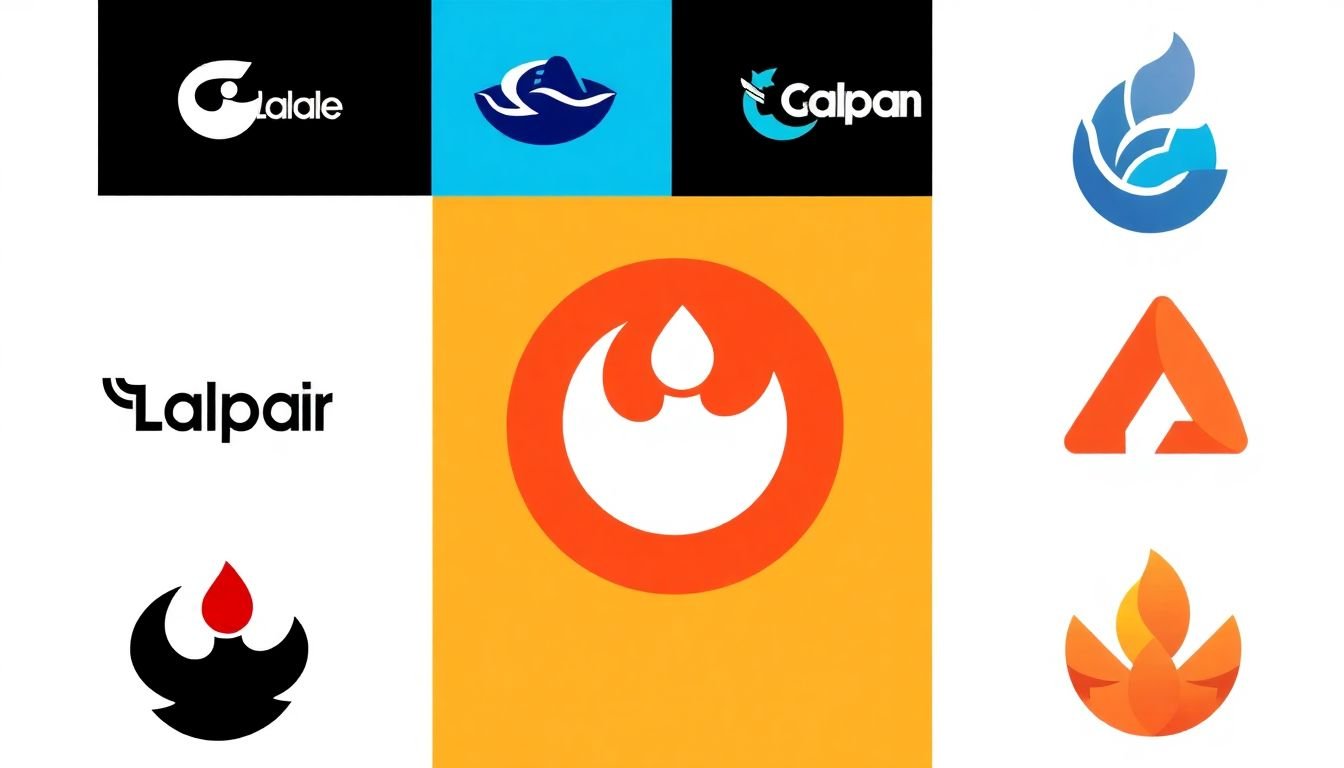 A logo morphing into different styles and colors, maintaining its core identity while adapting to various contexts