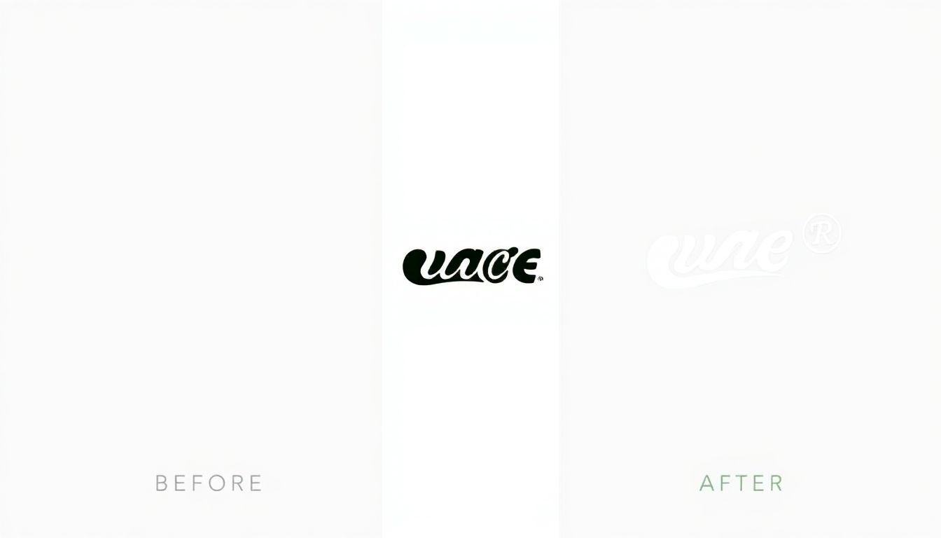 Three iconic before-and-after logo transformations, accompanied by brief captions highlighting the key aspects of each brand refresh.