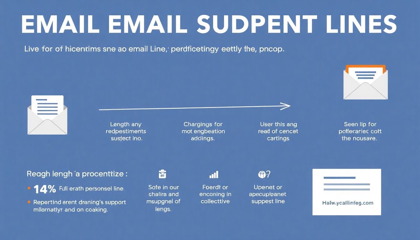An infographic illustrating the ideal length, personalization, and other key aspects of a high-performing email subject line.