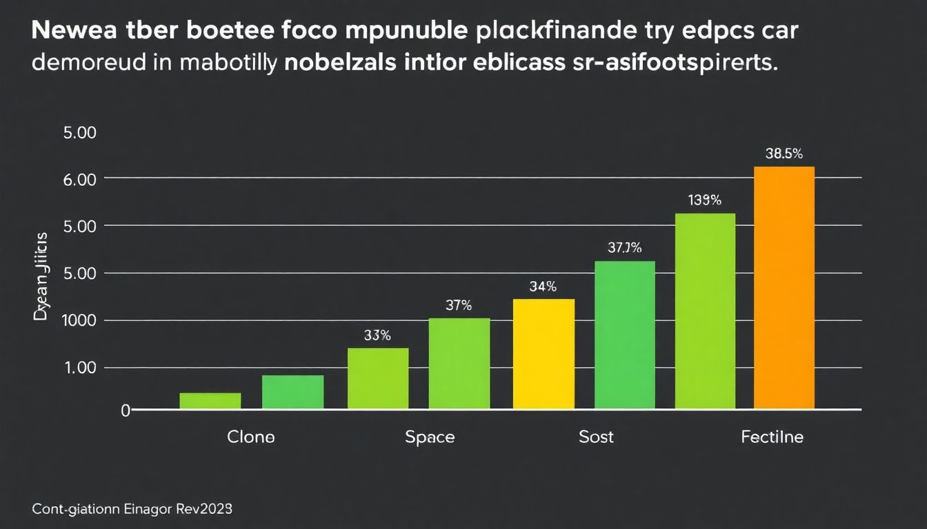 Bar graph comparing the revenue generated by different monetization strategies for cross-platform mobile apps