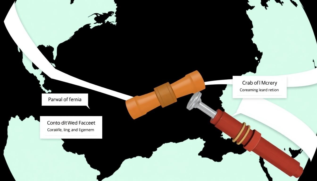 A globe with legal documents wrapped around it, highlighting key regions where web scraping laws apply.