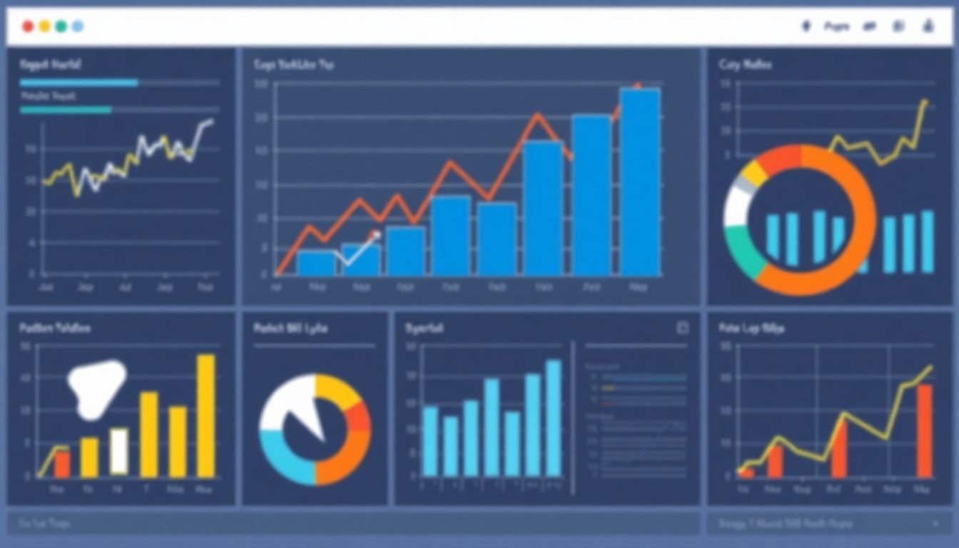 Industry-specific charts and graphs (e.g., a stock market chart for finance, a patient health chart for healthcare).